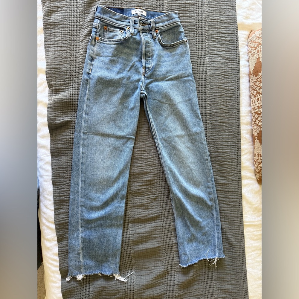 Re/Done Stove Pipe jeans